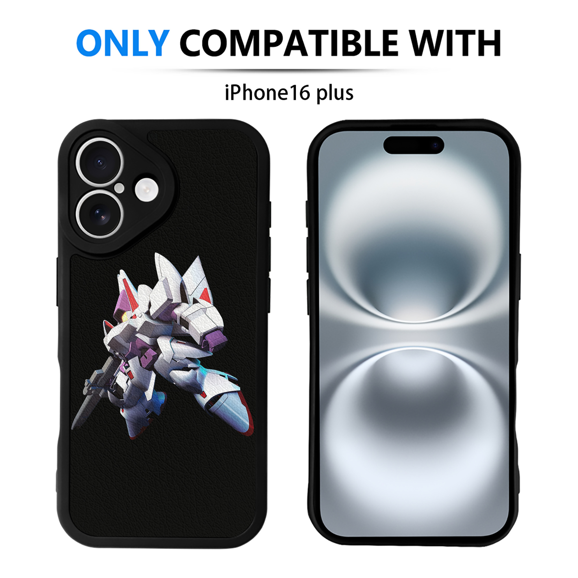 （画像用） 機動戦士ガンダム Mobile Suit Gundam 【iPhone 16シリーズ対応】シリコンスマホケース（レザー調） 材質：シリコン